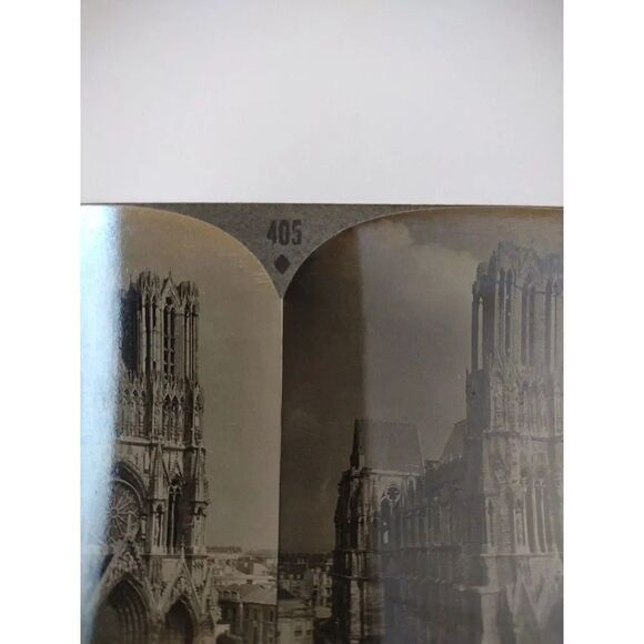 Restored Cathedral - Reims, France - KEYSTONE VIEW CO - STEREOVIEW - Picture 7 of 10